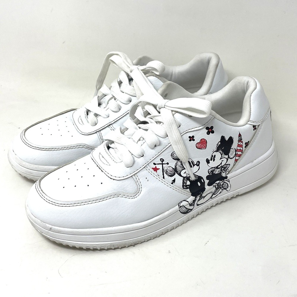 Disney World Mickey &‎ Minnie Mouse Court Size 5 Character Sneaker Shoes